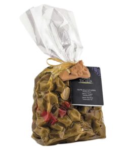 Antica Sicilia, Olive condite alla catanese in busta con olio EVO