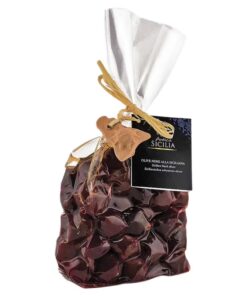 Antica Sicilia, Olive nere alla siciliana in busta con olio EVO