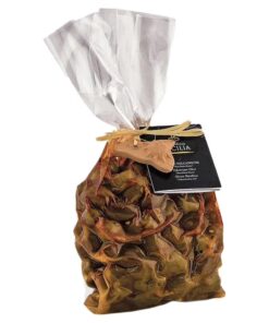 Antica Sicilia, Olive verdi vulcaniche in busta con olio EVO