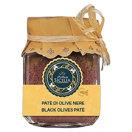 Antica Sicilia, Patè di olive nere con olio EVO