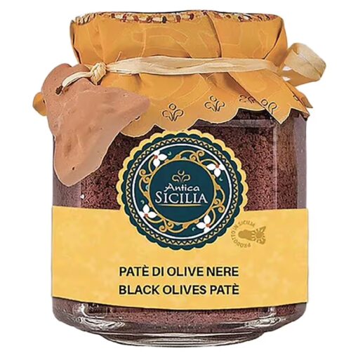 Antica Sicilia, Patè di olive nere con olio EVO