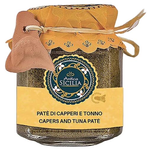 Antica Sicilia, Patè di capperi e tonno in olio EVO