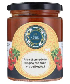 Antica Sicilia, Salsa di pomodorini ciliegino con suino nero dei Nebrodi