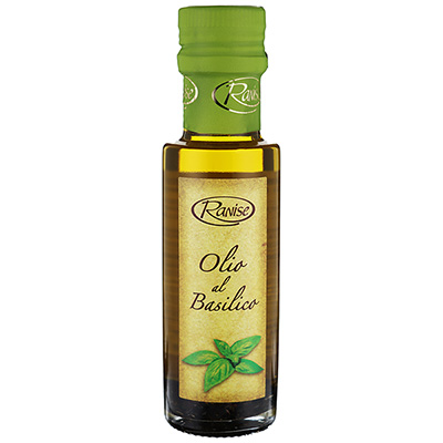 Ranise, Condimento all' Olio extra Vergine di Olive al Basilico