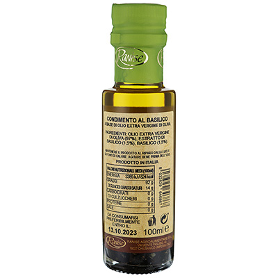 Ranise, Condimento all' Olio extra Vergine di Olive al Basilico – Image 2